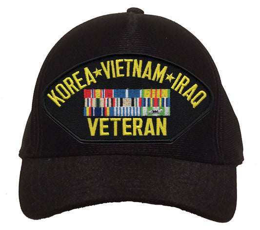 Korea, Vietnam, Iraq Veteran Cap