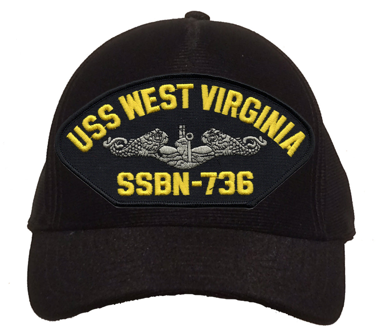 USS West Virginia SSBN-736 Silver Dolphins Cap