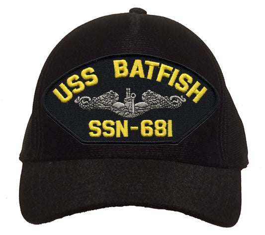 USS Batfish SSN-681 Silver Dolphins Cap