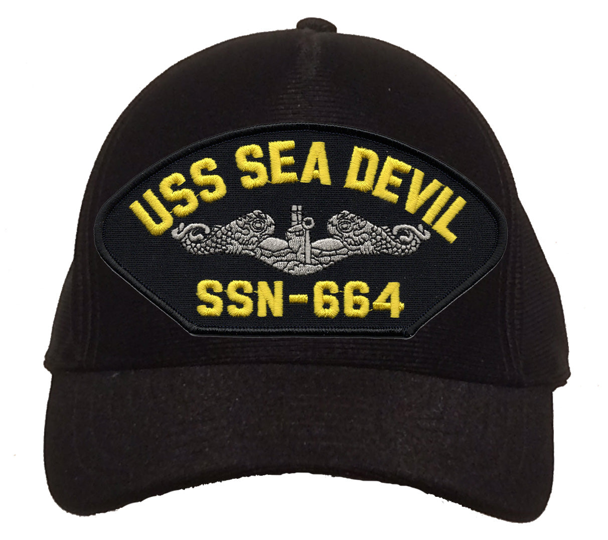 USS Sea Devil SSN-664 Silver Dolphins Cap