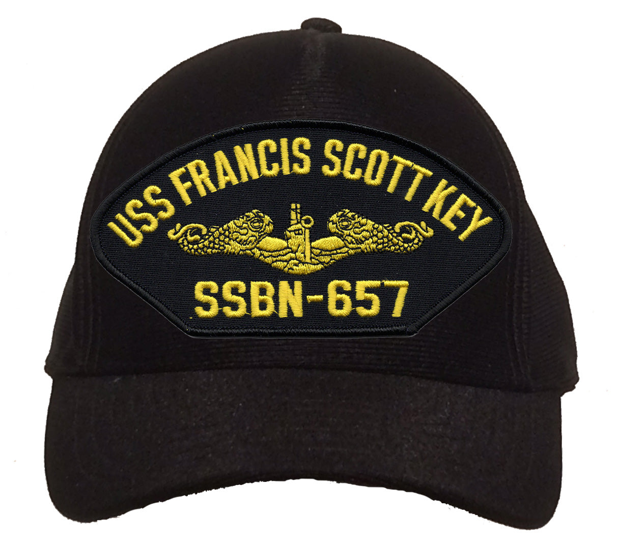 USS Francis Scott Key SSBN-657 Gold Dolphins Cap