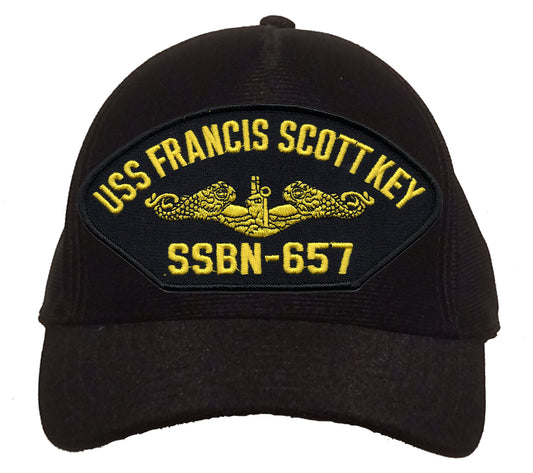 USS Francis Scott Key SSBN-657 Gold Dolphins Cap