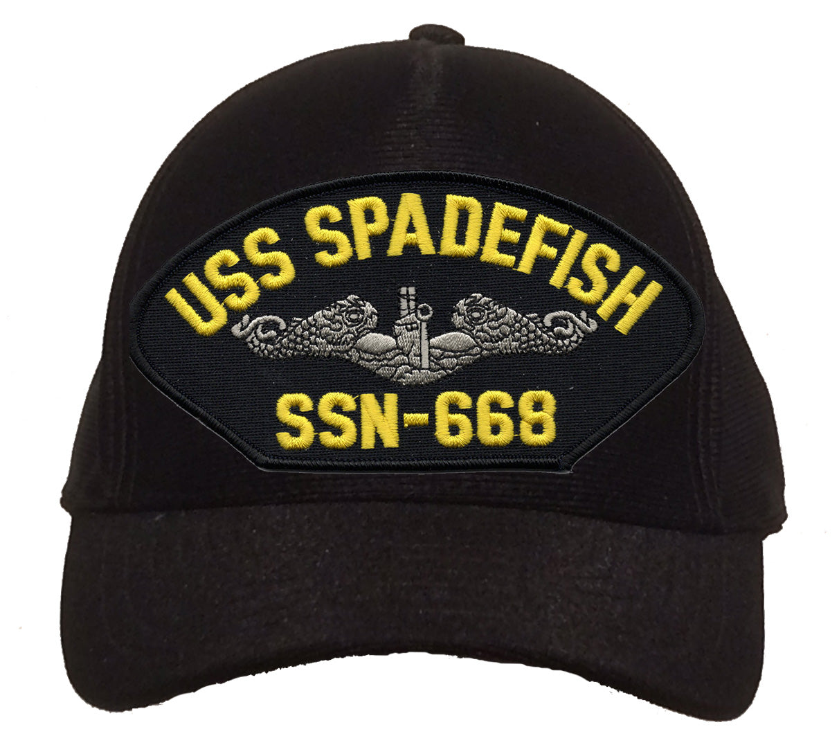 USS Spadefish SSN-668 Silver Dolphins Cap