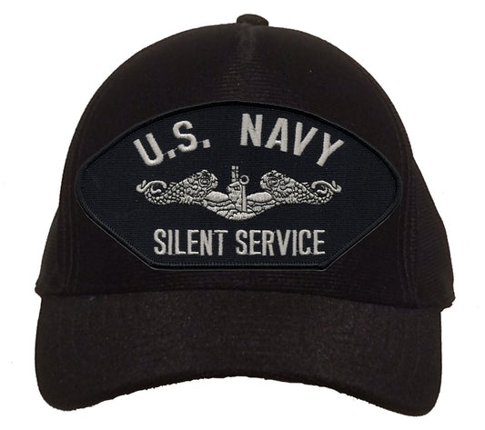 US Navy Silent Service Silver Dolphins Cap