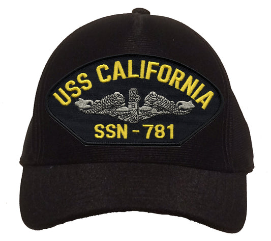 USS California SSN-781 Silver Dolphins Cap