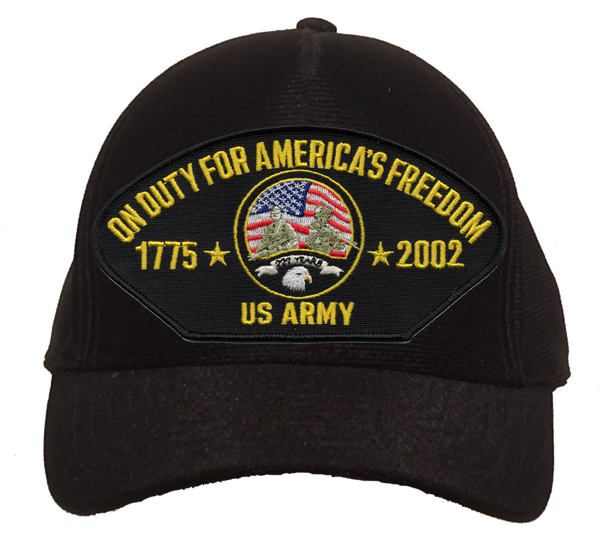 On Duty for America's Freedom 1775 - 2002 US Army Cap
