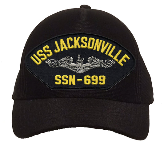 USS Jacksonville SSN-699 Silver Dolphins Cap