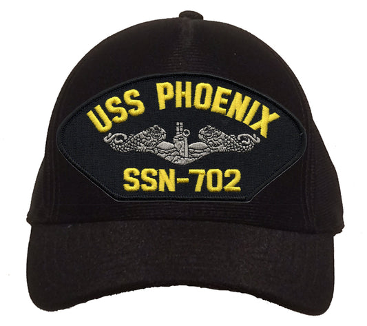 USS Phoenix SSN-702 Silver Dolphins Cap