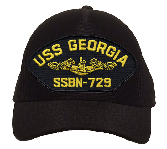 USS Georgia SSBN-729 Gold Dolphins Cap