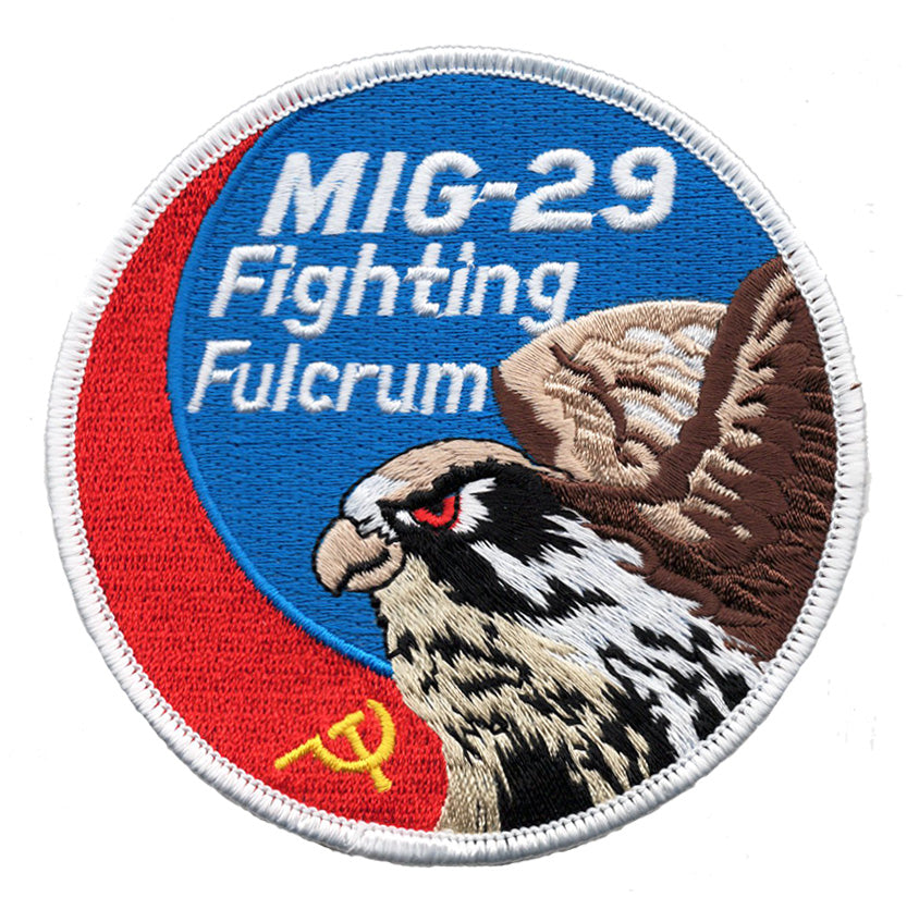 MIG-29 Fighting Fulcrum Iron On Patch