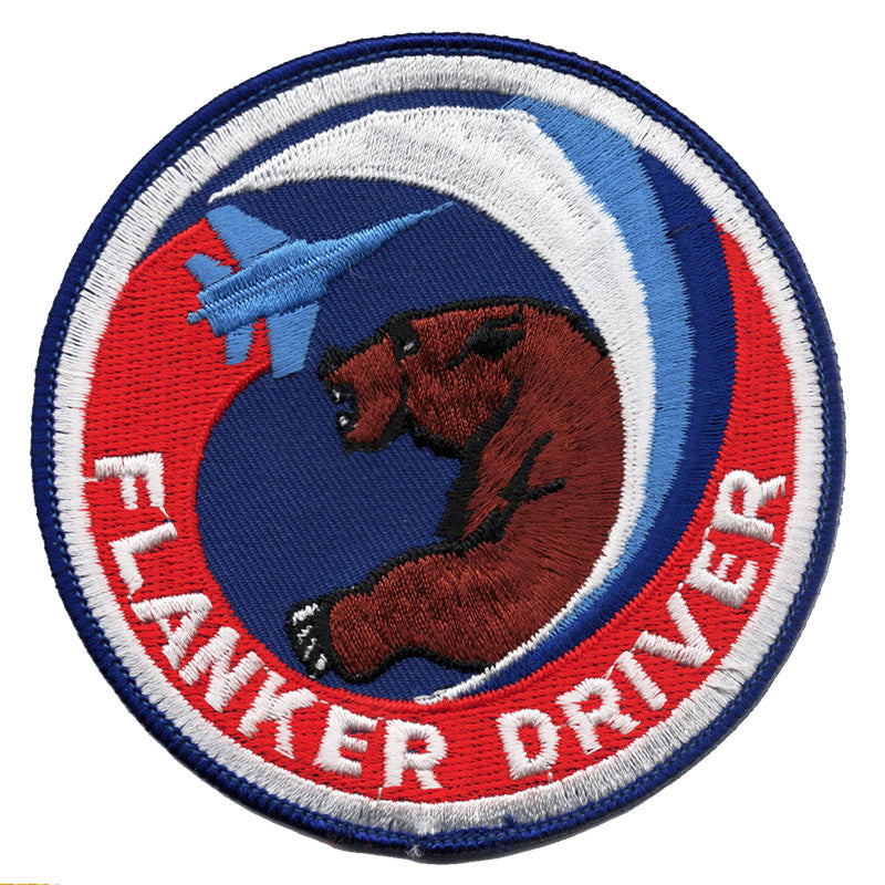 Flanker Driver Iron On Patch