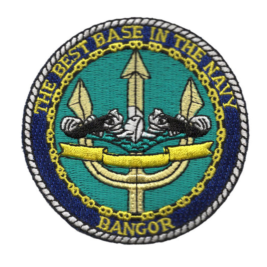 Best Base in the Navy - Bangor Iron On Patch