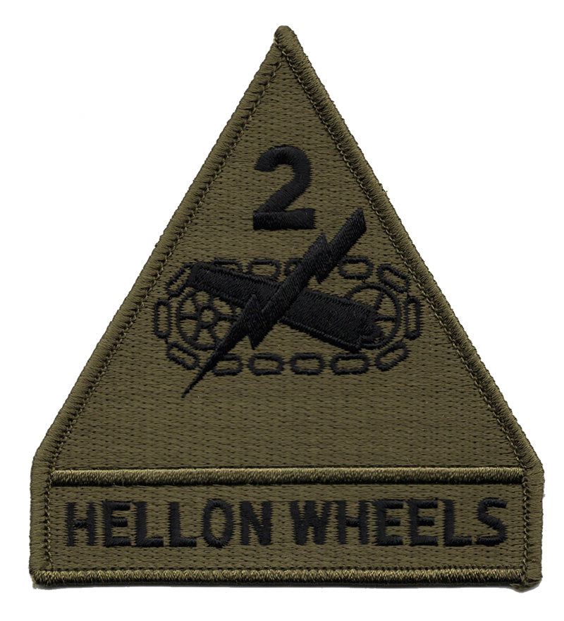 2nd Armor Division Iron On Patch