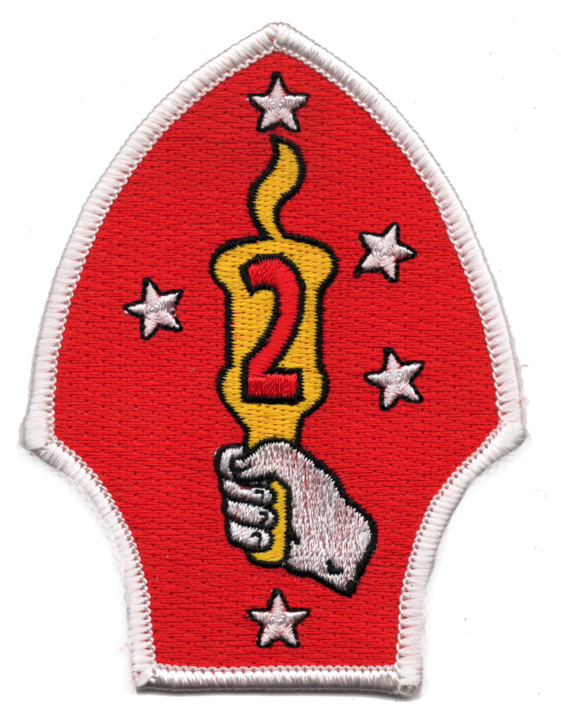 2nd Marine Division Class A Iron On Patch