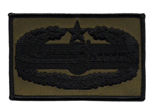 Combat Action Badge 2nd Award Iron On Patch