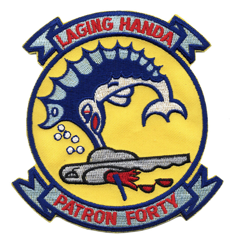 Patron Forty Laging Handa Iron On Patch (Copy)