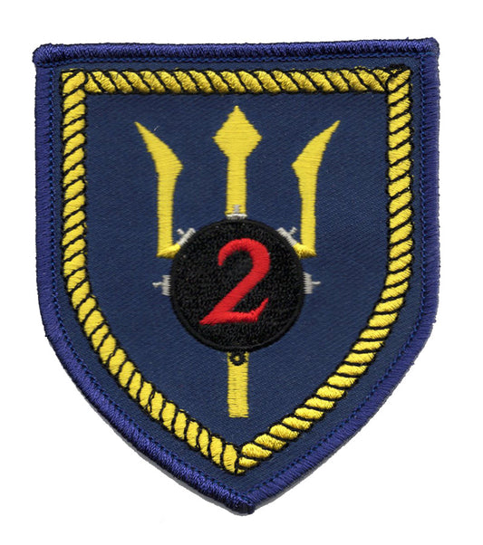 Mine Countermeasures Squadron 2 Iron On Patch