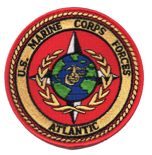US Marine Corps Forces Atlantic Iron On Patch