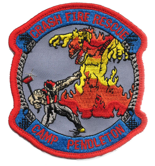 Crash Fire Rescue Camp Pendleton Hook and Loop Patch