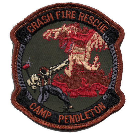 Crash Fire Rescue Camp Pendleton Hook and Loop Patch