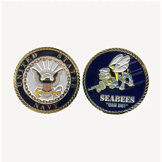 SeaBees "Can Do" Challenge Coin (Enlisted Version)