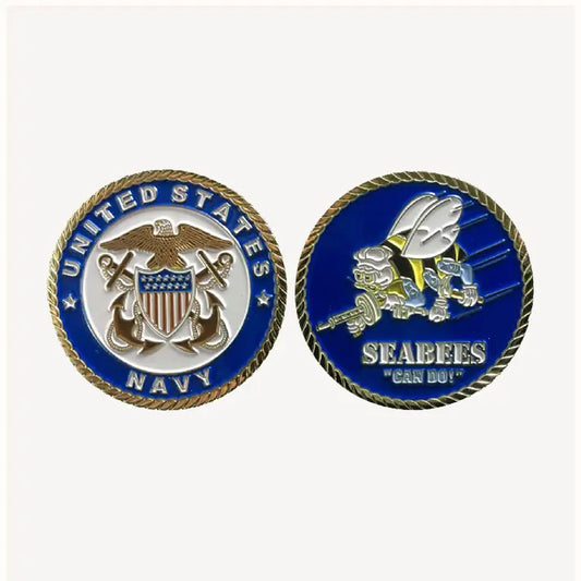 SeaBees "Can Do" Challenge Coin (Officer Version)