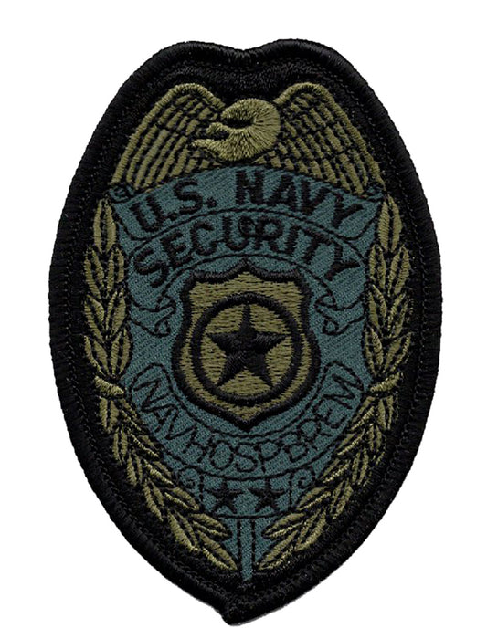US Navy Security Iron On Patch