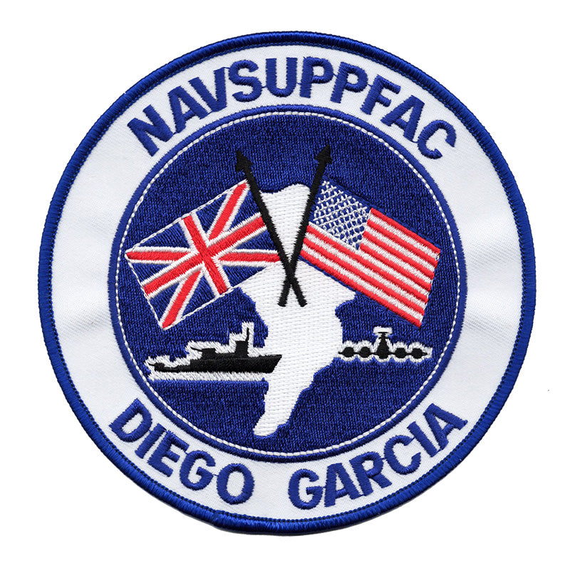 NAVSUPPFAC Diego Garcia Iron On Patch