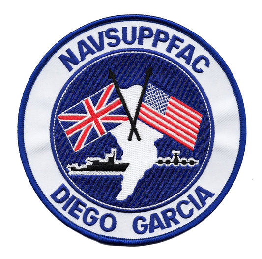 NAVSUPPFAC Diego Garcia Iron On Patch
