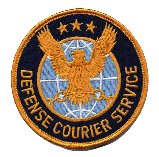 Defense Courier Service Hook and Loop Patch