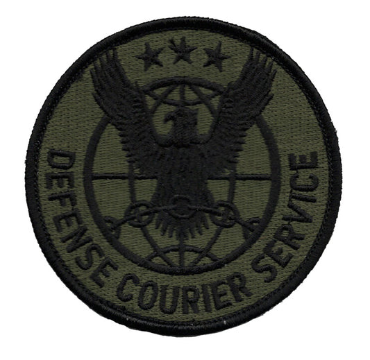 Defense Courier Service Hook and Loop Patch