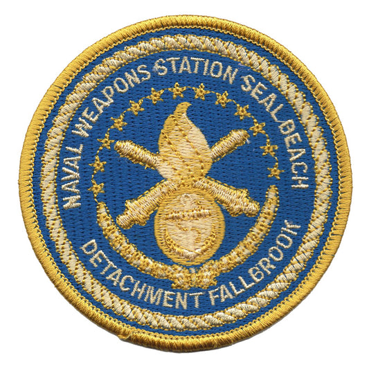 Naval Weapons Station Seal Beach Iron On Patch