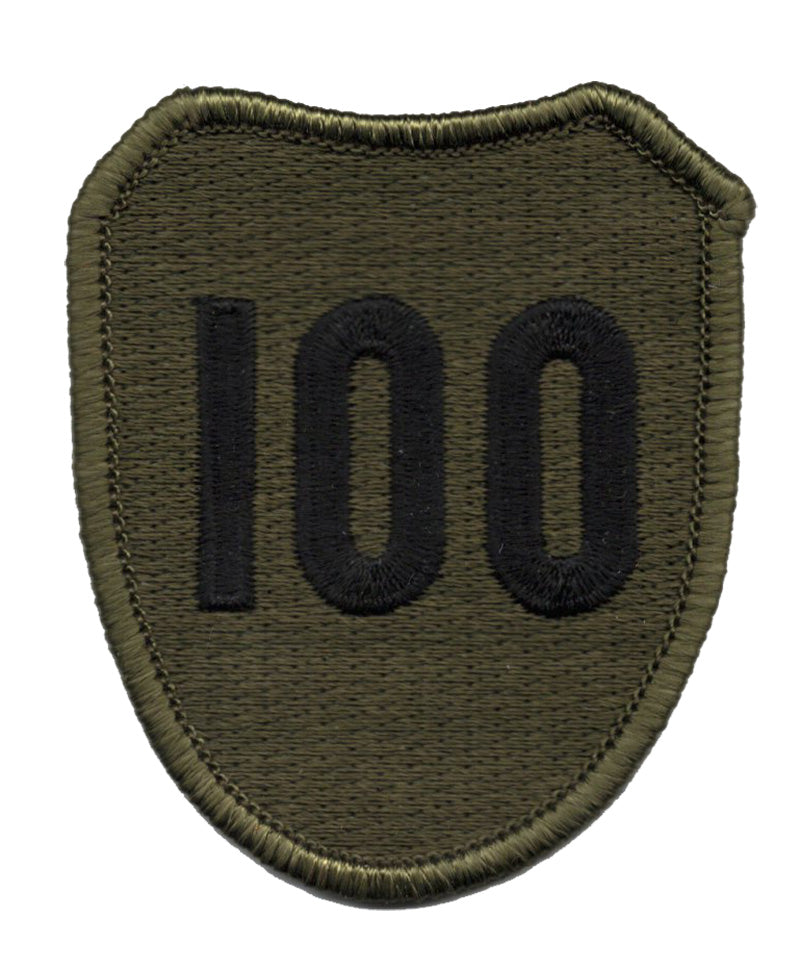 100th Training Division Iron On Patch