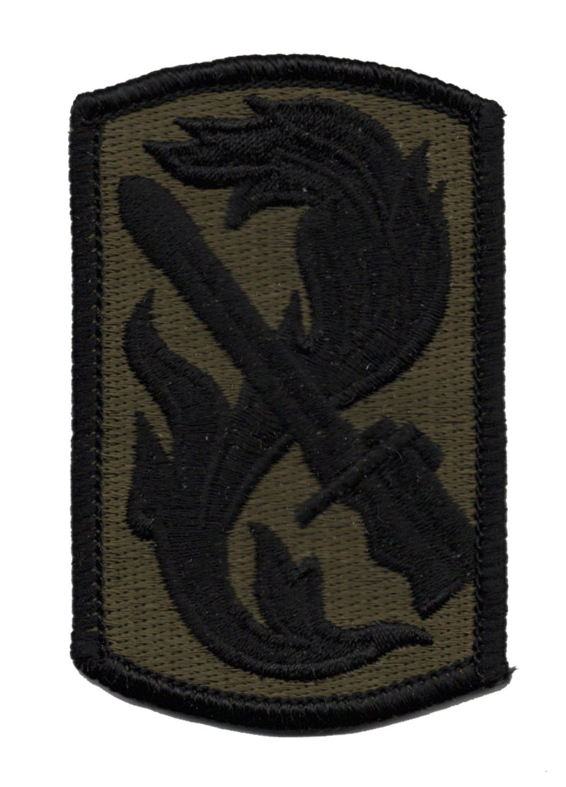 198th Infantry Brigade Iron On Patch