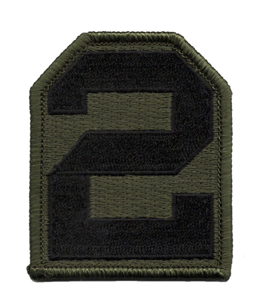 2nd Army Iron On Patch