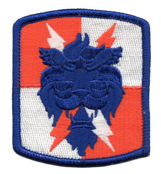 35th Signal Brigade Airborne Iron On Patch