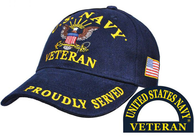 Navy Veteran Proudly Served Cap