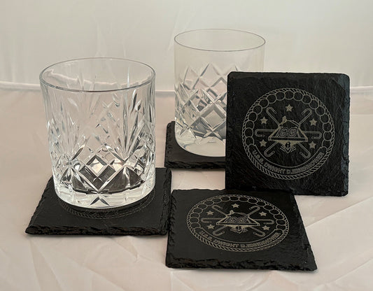 USS Dwight D. Eisenhower CVN-69 Slate Coaster (Two (2) per pack)