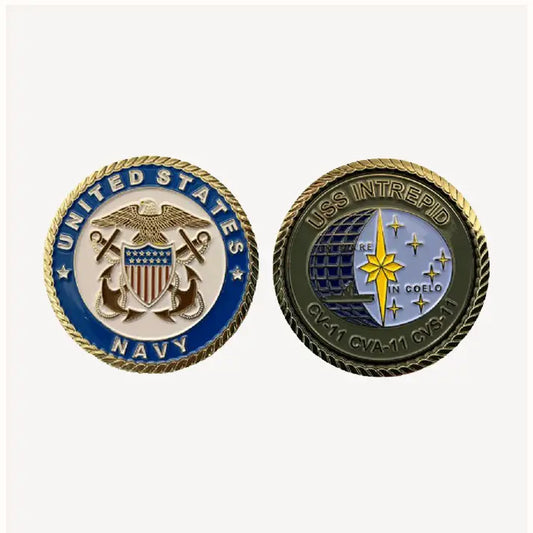 USS Intrepid CV/CVA/CVS 11 Challenge Coin (Officer Version)