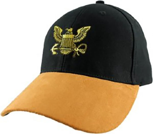 US Navy Cap (Suede Visor)