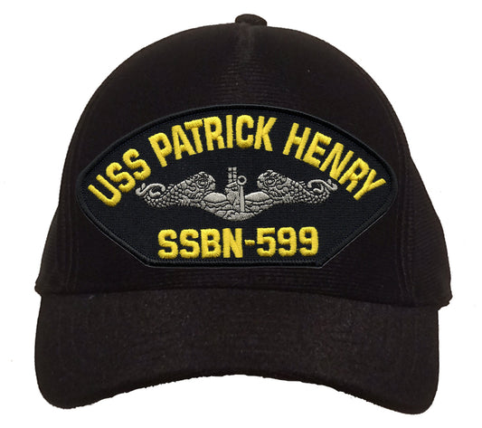 USS Patrick Henry SSBN-599 Silver Dolphins Cap
