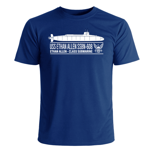 USS Ethan Allen SSBN-608 T-Shirt