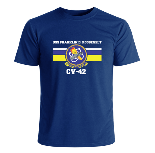 USS Franklin D. Roosevelt CV-42 Crest T-Shirt