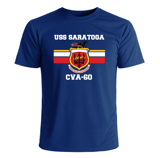 USS Saratoga CVA-60 Crest T-Shirt