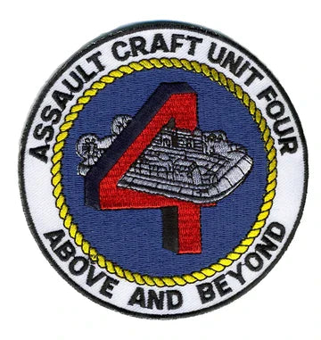 Assault Craft Unit 4 Iron On Patch